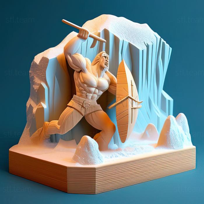 3D модель Обережно Крижана битва Sekka Gym Battle Ice Batt (STL)